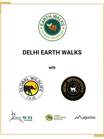 This image lists the key supporters of our Delhi Earth Walks. Through these partnerships, we can offer a consistent calendar of events for nature lovers in the city.