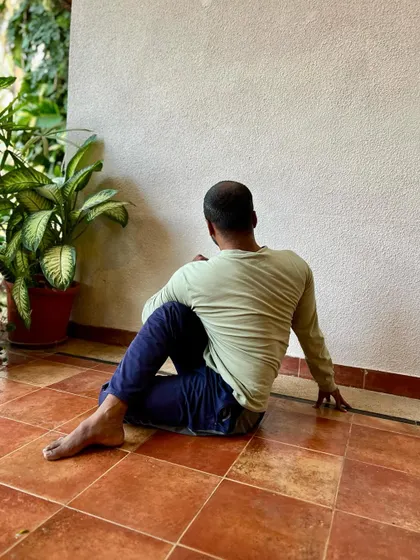 This series shows the preparatory poses for Yoga Dandasana, including variations of Ardha Matsyendrasana, Eka Pada Rajakapotasana, and Baddha Virabhadrasana. It highlights the importance of preparing the body with twists and hip openers.