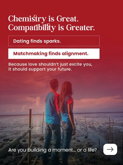 Chemistry is great, but compatibility is greater. Dating finds sparks, but matchmaking finds alignment. Are you building a moment, or a life?