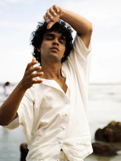 A complete editorial series shot at the beach. It showcases a range of looks and moods, from athletic and powerful to quiet and contemplative, providing great versatility for a portfolio.