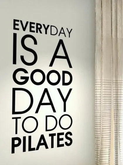 Everyday is a good day to do Pilates. We couldn't agree more. Consistency is what creates lasting change.