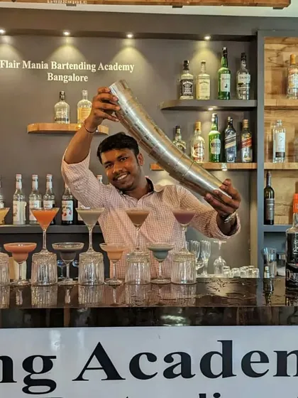 The giant shaker is part of the fun. Our bartenders bring energy and a sense of humor to every event.