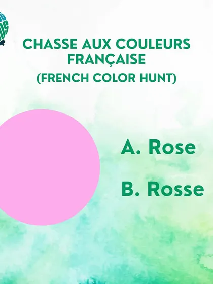 French color hunt: "Rose" or "Rosse"?