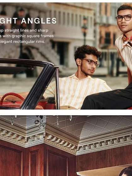 Styling for John Jacobs Eyewear is about creating a distinct character. Here, I used vintage-inspired stripes and a classic car to build a narrative around the eyewear, making the product the hero of a timeless story.
