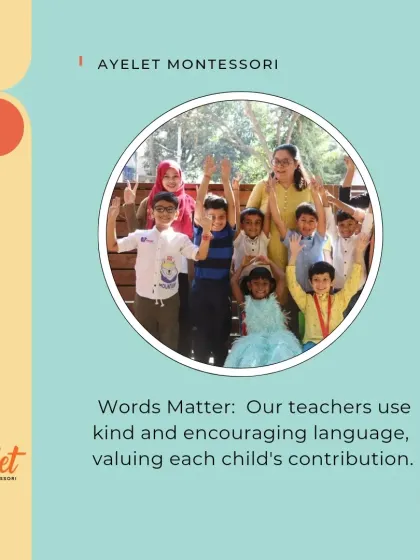 Respect is woven into the fabric of our school. It starts with our words. Our teachers use kind and encouraging language, valuing each child's unique contribution to our community.