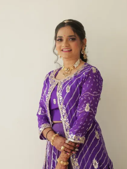 A happy wedding guest. My goal is to make everyone in the bridal party feel special.