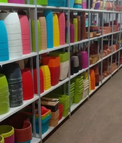 An overview of our plastic and fiberglass planter section, offering practical and colorful solutions for both indoor and outdoor gardening.