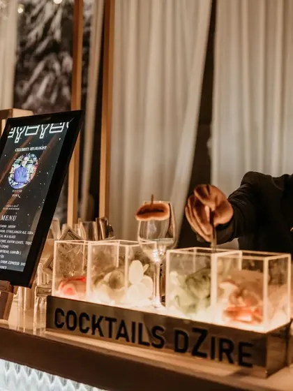 It's not just a drink, it's a little bit of magic. I use techniques like dry ice to create smoking cocktails, adding a 'wow' factor to the bar and giving your guests a memorable molecular mixology experience.