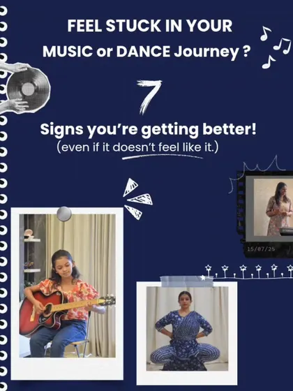 Feeling stuck in your music or dance journey? Here are 7 signs you're getting better, even if it doesn't feel like it. Progress isn't always obvious.