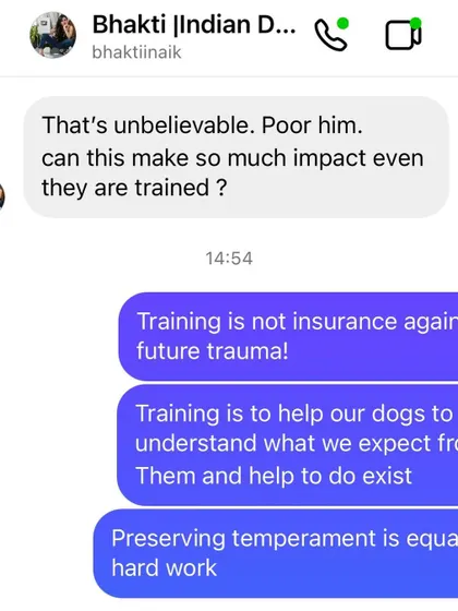 This screenshot shows the core message: training is not insurance against future trauma. Safety and management are paramount.