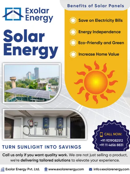 This graphic showcases our complete solution: high-performance rooftop panels and the clean, professional installation of the inverter system that powers your savings.