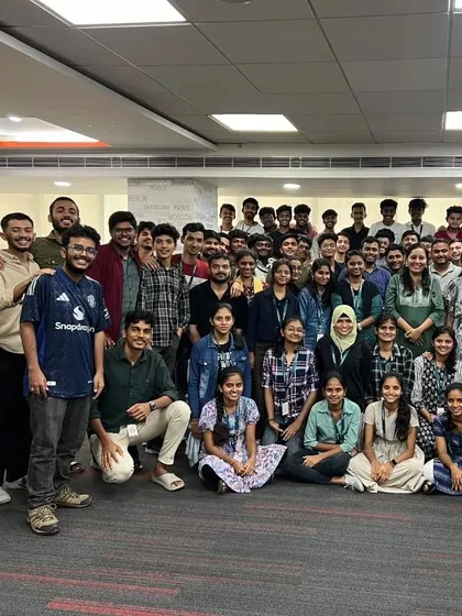 A group photo with the talented team at Thoughtworks Technologies after a successful English language training program. We are proud to help professionals at leading tech consultancies enhance their global collaboration skills.