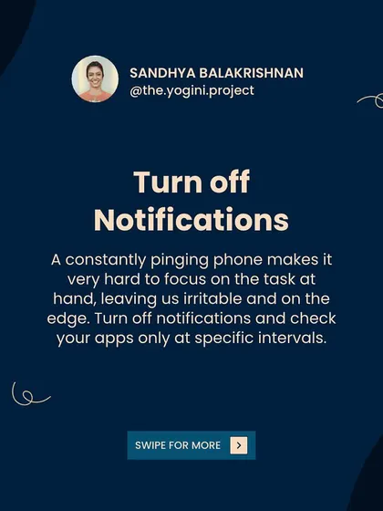 Four ways to stay calm at work: pause before hitting send, sip water before you speak, breathe deeply every hour, and turn off notifications.