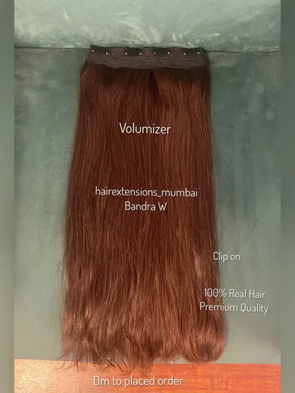 This is a volumizer clip-on extension, which is a single wide weft designed to add maximum volume across the back of the head.
