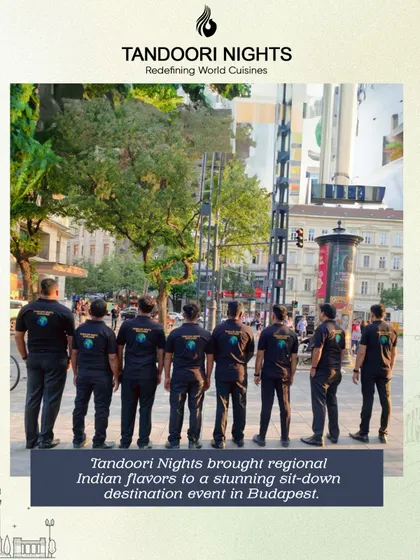 Our team on a destination event in Budapest. This shows our capability to manage large-scale, international corporate events with flawless execution.