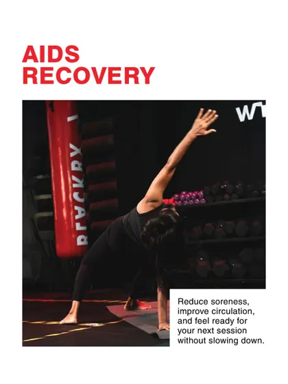 Our goal is to aid your recovery. These sessions help reduce soreness and improve circulation, so you feel ready for your next workout without losing momentum.