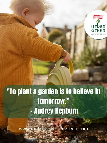 As Audrey Hepburn said, "To plant a garden is to believe in tomorrow." We believe teaching children to garden is one of the best ways to invest in a greener, healthier future for them.