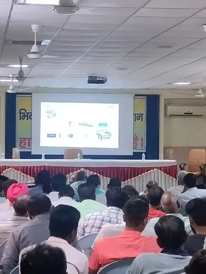 Here, our team presents our suite of energy efficiency solutions to over 110 attendees at the Bhiwadi Manufacturers Association. We discussed our E-Air, E-Chill, and E-Steam services as part of a holistic approach to industrial energy management.