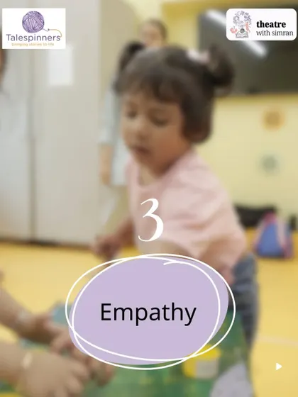Empathy is developed as children step into the lives of different characters and explore their feelings.