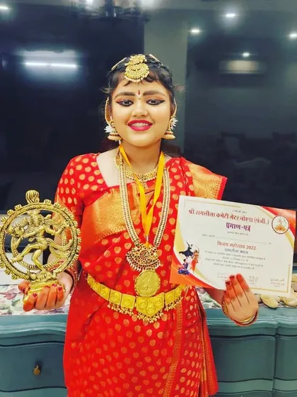 Proud moments of my students with their trophies and certificates from various online and offline competitions, showcasing their consistent achievements.