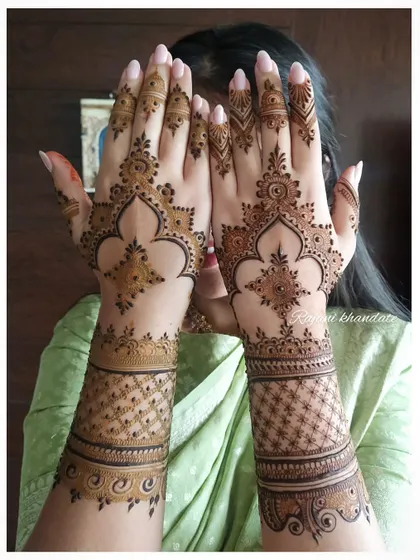This collection showcases more of my diverse design work. Each piece is a unique blend of floral, geometric, and traditional patterns, demonstrating the versatility of mehndi art.