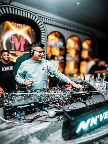A smile of pure happiness. When you love what you do, it doesn't feel like work.