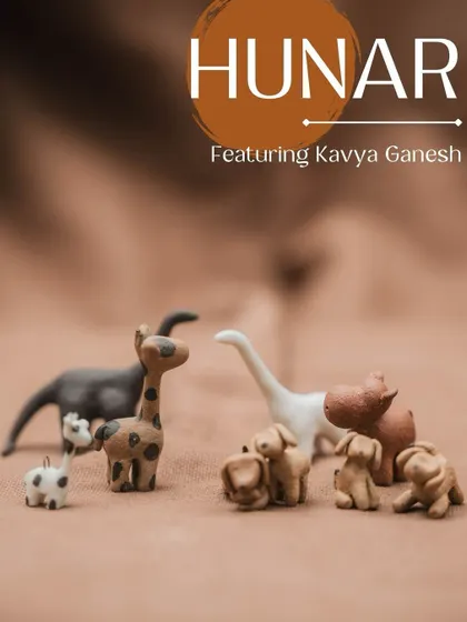 Meet Kavya, a history geek who brings the past to life through clay. Her miniature pieces, inspired by nature and historical artifacts, were a highlight of our Hunar pop-up.