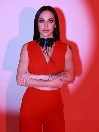 A confident pose for our press kit. We are ready to bring our unique sound to your event.