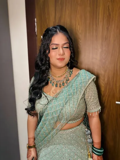 A serene portrait of the client.