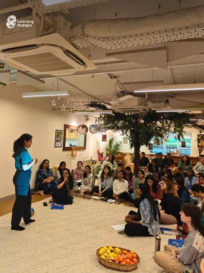 Our team, fully engaged during a first aid workshop. We believe that continuous learning is not just for children, but for our educators and staff as well.