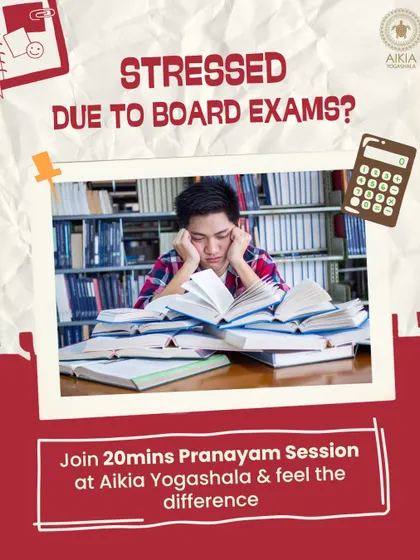 Stressed due to board exams? Our 20-minute pranayama sessions are designed specifically for students to help them feel the difference in their focus and anxiety levels.