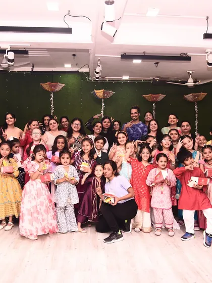 More happy faces from our studio's Diwali party.