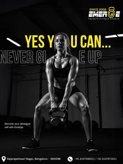 Yes you can. Never give up. This is the mindset we instill in our members. Our trainers help you build not just a strong body, but unstoppable confidence.