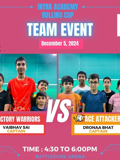 The Victory Warriors versus the Ace Attackers on Day 3 of the Rolling Cup. These internal matches are vital for developing competitive experience.
