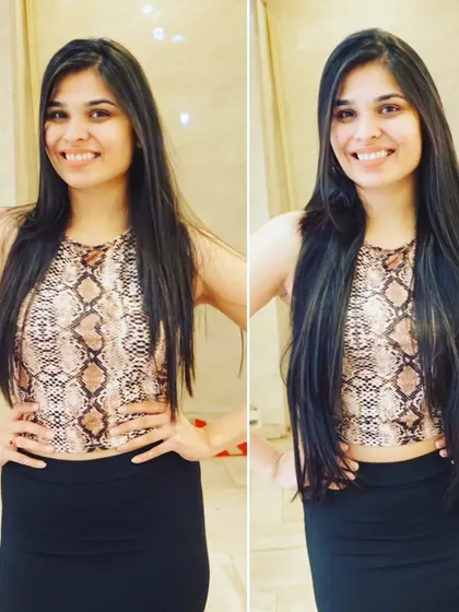 Another great example of a subtle but effective upgrade. The added length gives her hair a more complete and styled appearance.