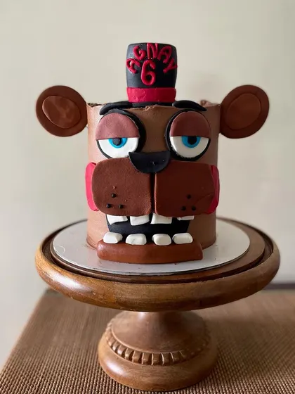 This cake was a fun challenge and a big hit at the party.