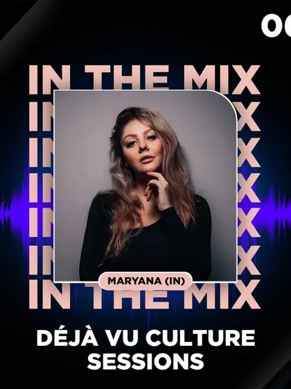 The official graphic for my guest mix on Déjà Vu Culture Sessions, where I featured some of my own unreleased music.