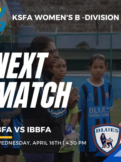 "This is our moment." A simple but powerful match day graphic for the women's B-Division, focusing on the team and the upcoming challenge.