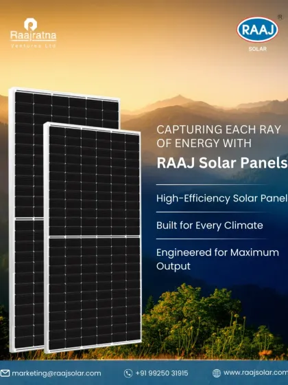 We engineer our solar panels to capture every ray of sunlight. Built for every climate, our high-efficiency modules are designed for maximum output, ensuring you get the most energy possible from your available space.