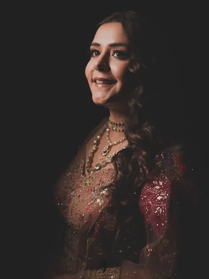 A quiet, artistic portrait of my sister on her wedding day. Every detail was carefully planned to create this timeless look.