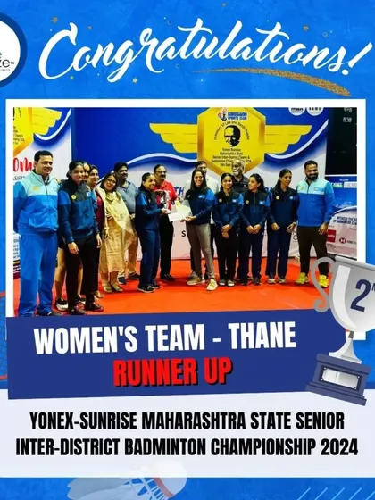 Well done to the Thane Women's Team for their runner-up position in the highly competitive state senior inter-district championship.