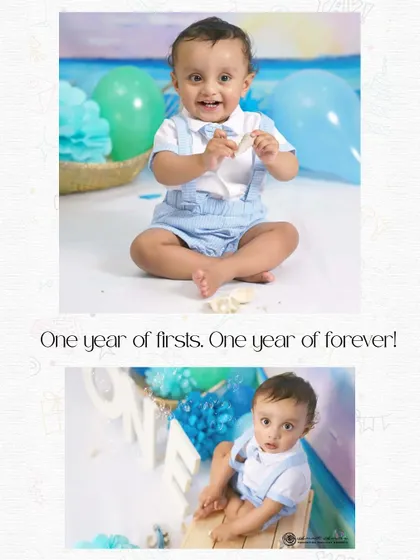One year of firsts. A look back at my son's first birthday, a memory that reminds me how important it is to capture these fleeting moments.