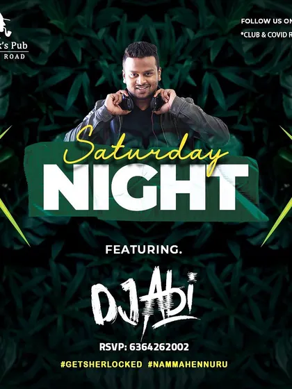 A Saturday night event at Sherlock's Pub in Hennur, a well-known pub chain in Bangalore.