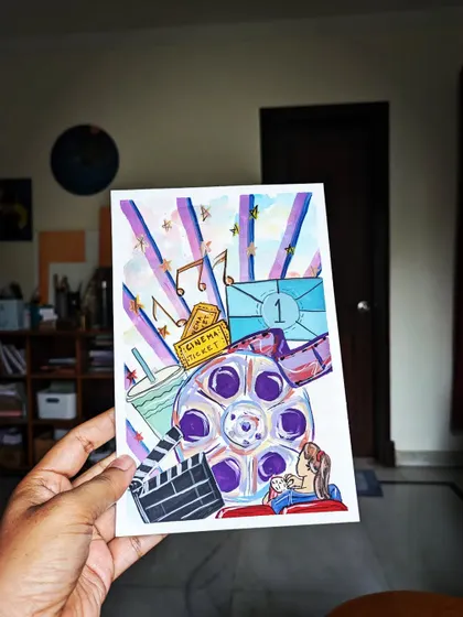 Lights, Camera, Paint! Introducing my #anewpamarecommends series, where I bring my love for movies and stories to life through brush and colour.