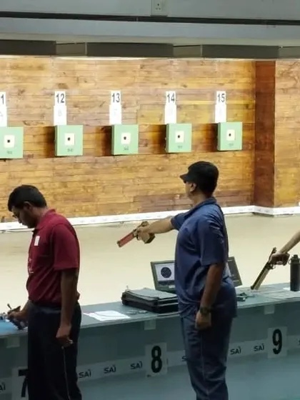 This is a glimpse from a state-level shooting competition. While we host fun events, the range is built to professional standards suitable for serious athletes.