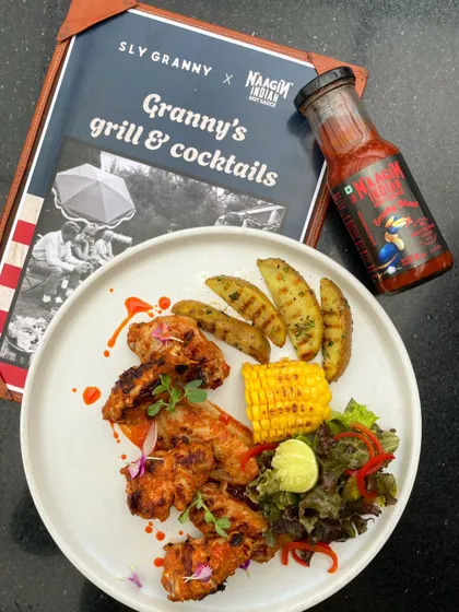 I love company, especially when it's spicy. My collaboration with Naagin Hot Sauce brought a special "Granny's Grill & Cocktails" menu to Indiranagar.