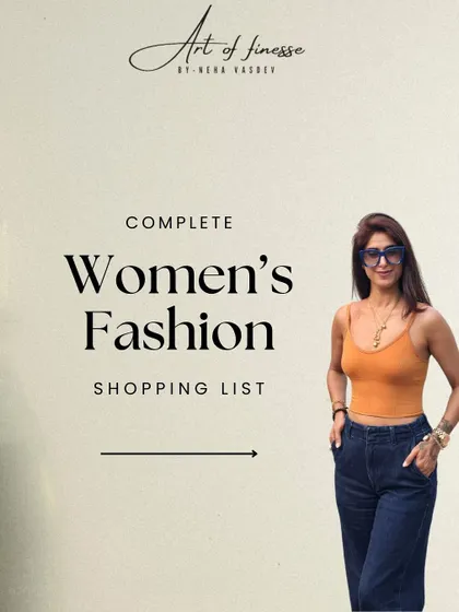 Here is another version of my complete women's fashion shopping list. Building a functional wardrobe is about having the right categories covered.