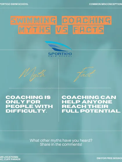 The myth that coaching is only for those who struggle is false. Even the best athletes have coaches. Our coaching is designed to help every swimmer, from beginner to advanced, reach their full potential.