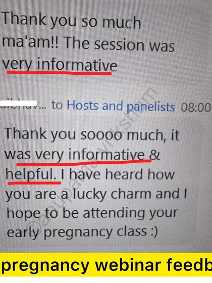 "I have heard how you are a lucky charm." This feedback is humbling. I am just here to provide information and hope.
