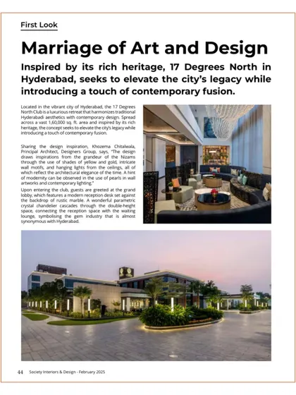 A comprehensive collection of our features in publications like Society Interiors, The Neptune Glitz, and Commercial Design, along with awards and recognitions from events like the Asia Pacific Hotel Awards and Design Democracy.